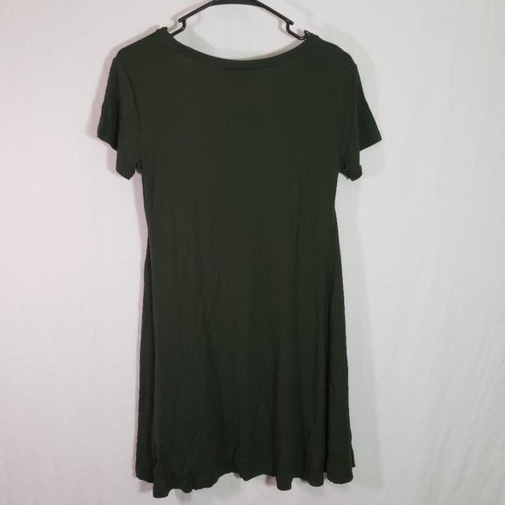 Style & Co Olive Evening A-Line Jersey Dress Casual Everyday Dress (AF) - Picture 7 of 7